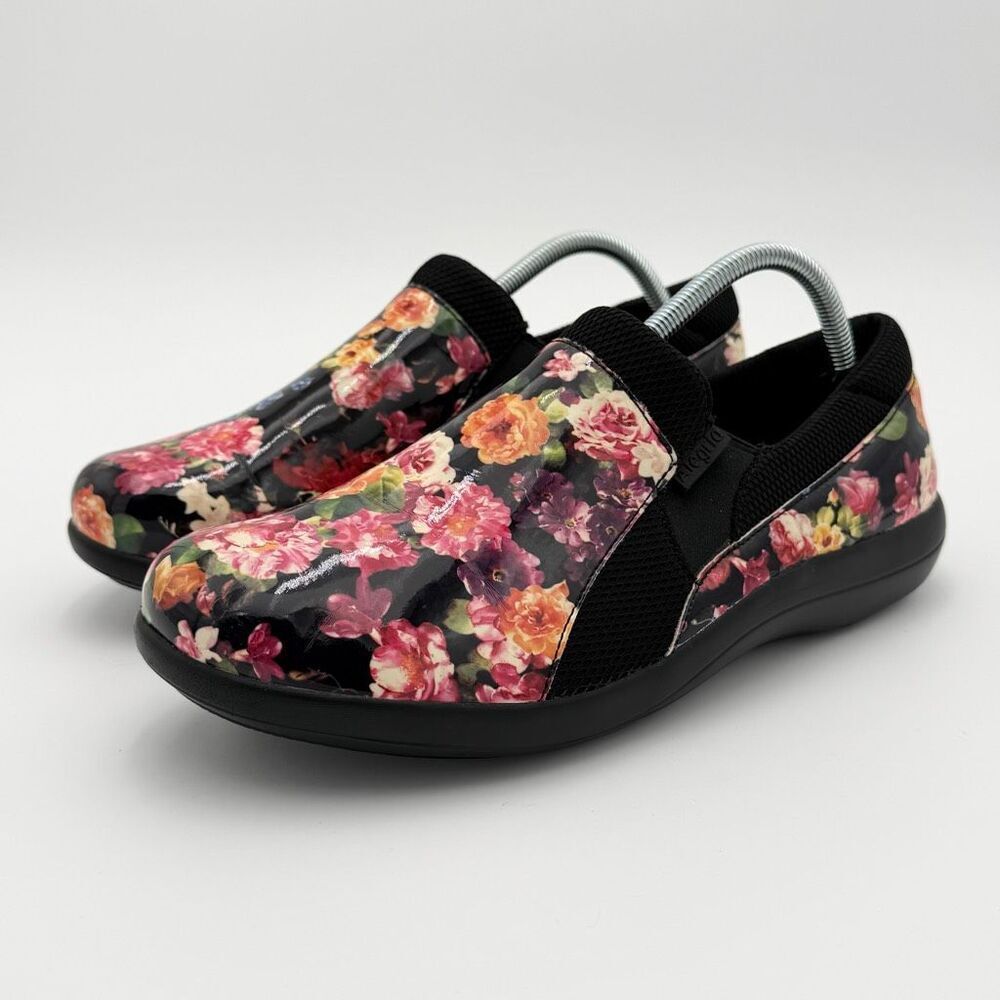 Alegria Duette Currently Slip-On Floral Print Professional Shoe - Women’s EU Siz